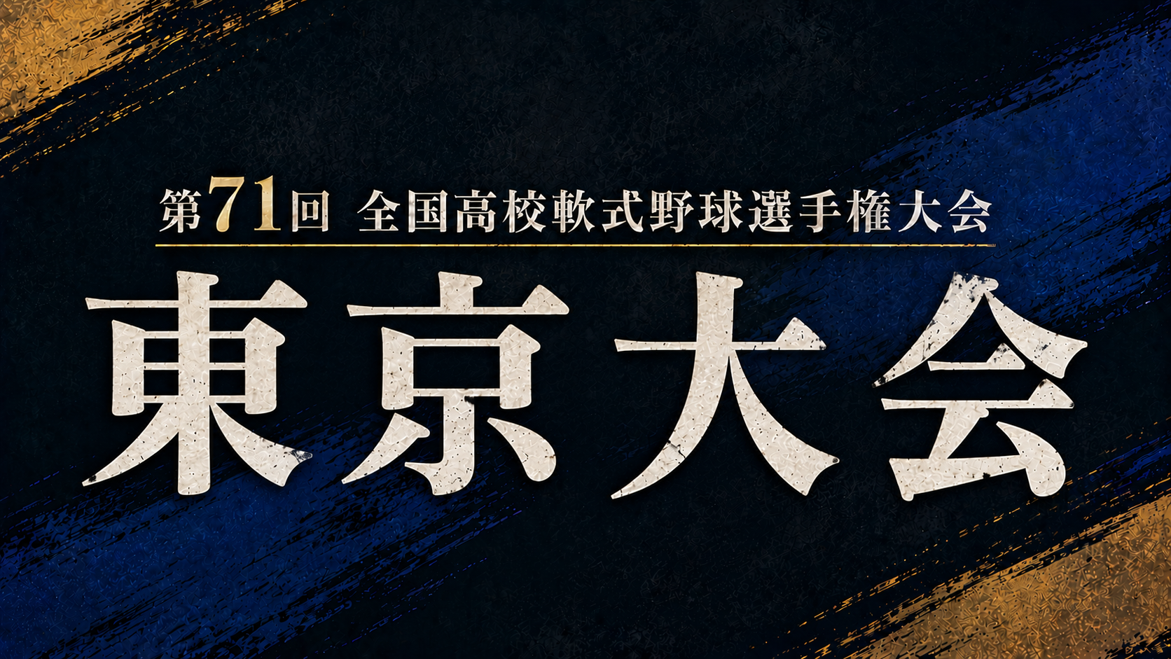 第71回全国高校軟式野球選手権大会 東京大会
