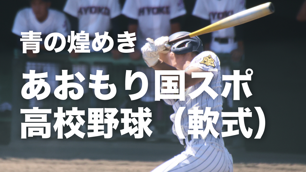 青の煌めきあおもり国スポ 高校野球軟式野球